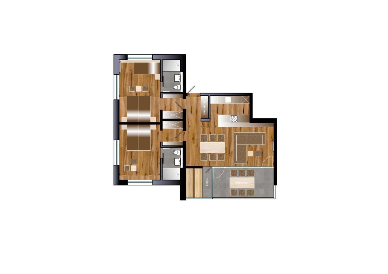 Λlpstern - Silvretta Card Premium Betrieb Apartamento Galtür Exterior foto